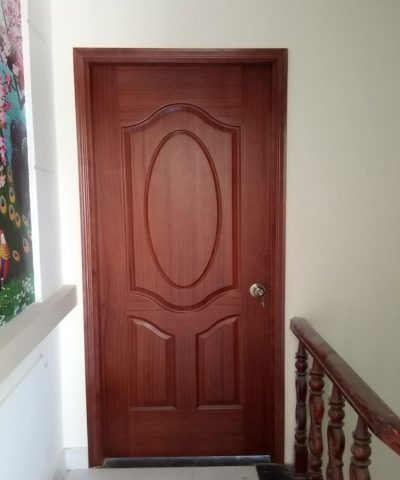 Cửa gỗ công nghiệp HDF veneer 3A-Sapele