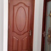 Cửa gỗ công nghiệp HDF veneer Mẫu 3A - Sapele
