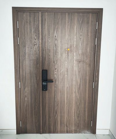 Cửa gỗ hdf laminate an cường 2 cánh