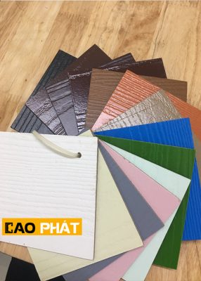 Một số mẫu màu cơ bản cửa công nghiệp HDF