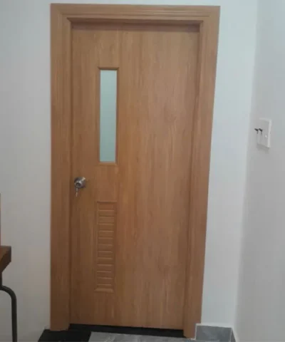 Cửa nhựa PVC giả gỗ giá rẻ