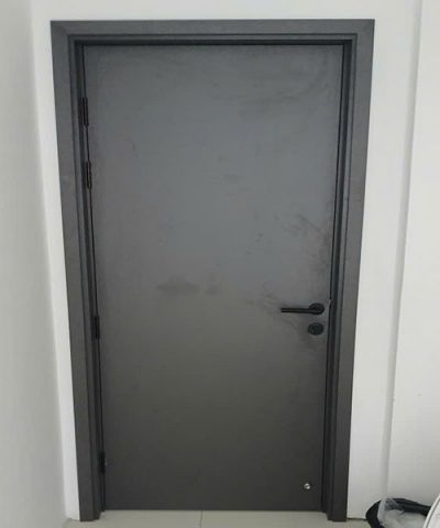 Cửa Gỗ MDF Sơn Màu Xám