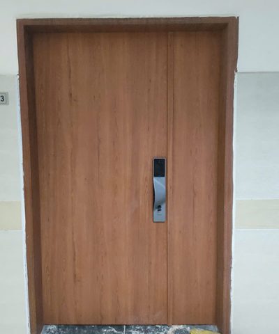 Cửa gỗ chống cháy 60 phút 2 cánh năm 2025