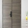 Cửa gỗ HDF melamine 2 cánh phẳng