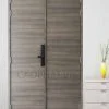 Cửa gỗ HDF melamine 2 cánh phẳng