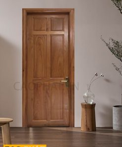 Cửa gỗ sồi tự nhiên - Mẫu cửa gỗ phòng ngủ đẹp
