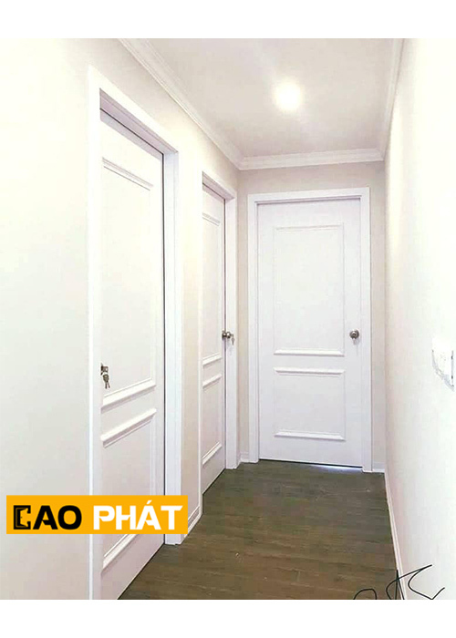 Cửa phòng ngủ màu trắng đẹp sang trọng
