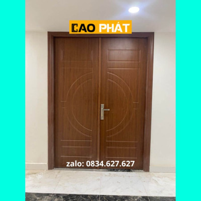 Cửa gỗ công nghiệp 2 cánh Composite