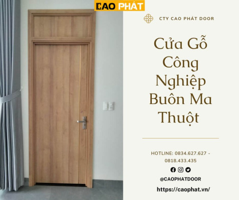 Cửa gỗ Công nghiệp Tại Buôn Ma thuột Giá rẻ