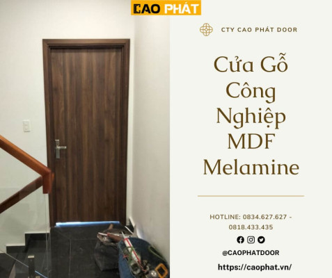 Cửa gỗ phòng ngủ MDF melamine tại Buôn Ma thuột