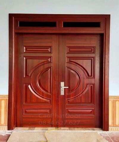 Cửa Thép Vân Gỗ 2 Cánh