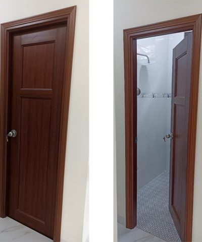 Cửa nhựa giả gỗ nhà vệ sinh
