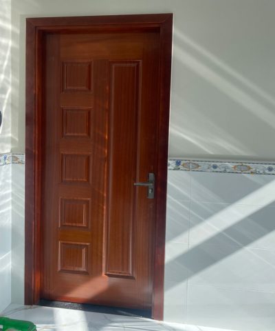 Mẫu cửa gỗ 1 cánh phòng ngủ đẹp