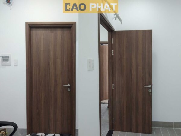 Cửa gỗ công nghiệp chống cháy an cường